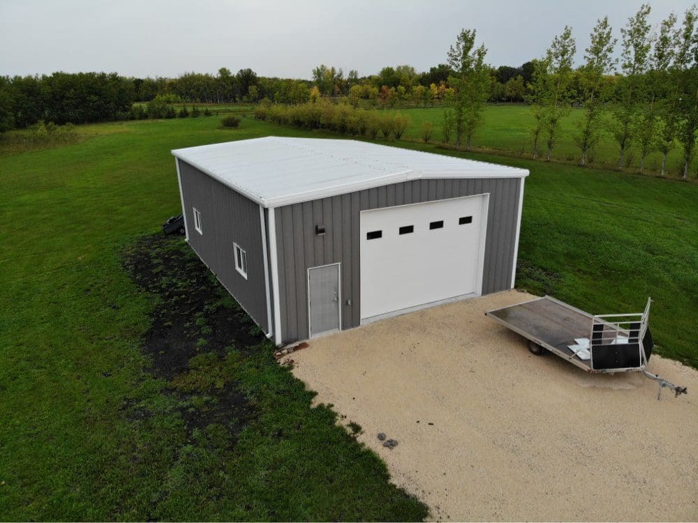 Wood vs. Steel, 1,200 sq. ft. (30x40) workshop/garage near Winnipeg, Manitoba